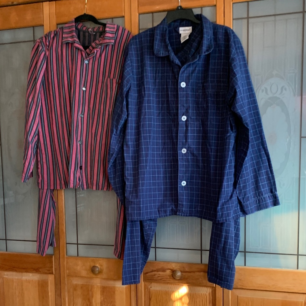 Striped and Checkered Pajama Set
